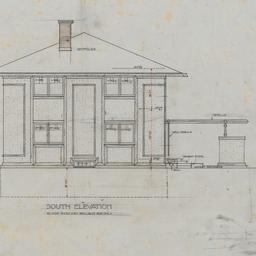 Working drawing #5: South e...