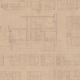 Sections, interior elevations