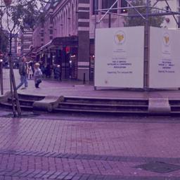 Pedestrian shopping area.