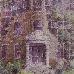 Perspective drawing, detail...