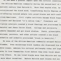 Malcolm X: A Cultural Revol...