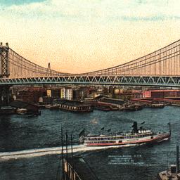 Manhattan Bridge, New York.
