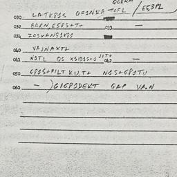 Eastern questionnaire, answ...