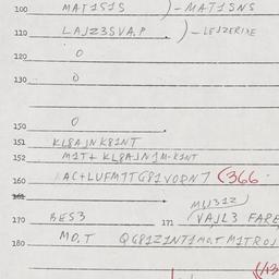 Eastern questionnaire, answ...
