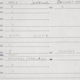 Eastern questionnaire, answ...