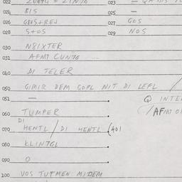 Eastern questionnaire, answ...