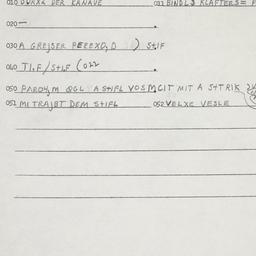 Eastern questionnaire, answ...