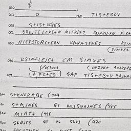 Eastern questionnaire, answ...