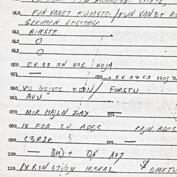 Eastern questionnaire, answ...