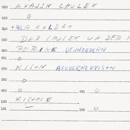 Eastern questionnaire, answ...