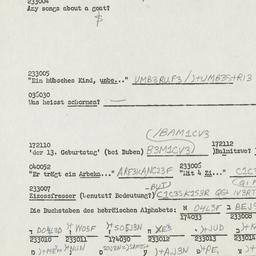 Western questionnaire, answ...