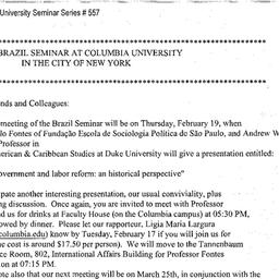 Announcements, 2004-02-17. ...