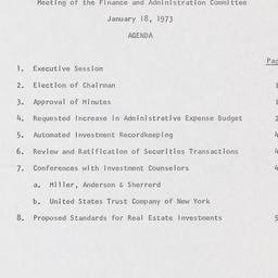 Meeting of the Finance and ...