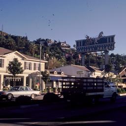 Sunset Boulevard, sign for ...