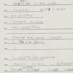 Eastern questionnaire, answ...