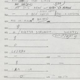 Eastern questionnaire, answ...