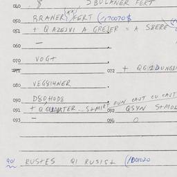 Eastern questionnaire, answ...