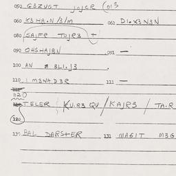 Eastern questionnaire, answ...