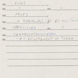Eastern questionnaire, answ...
