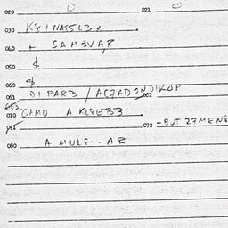 Eastern questionnaire, answ...