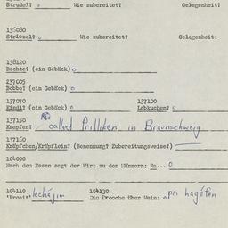 Western questionnaire, answ...