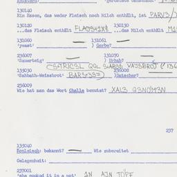 Western questionnaire, answ...
