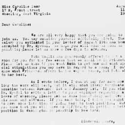 Letter from Arnold M. Rose ...