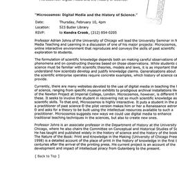 Announcements, 2005-02-10. ...