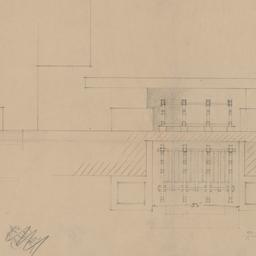 Andiron elevations, plan