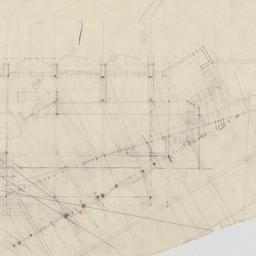 First floor plan, perspecti...
