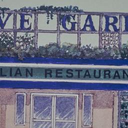 Perspective drawing, detail...