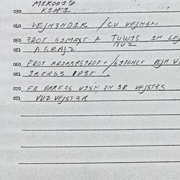 Eastern questionnaire, answ...