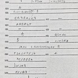 Eastern questionnaire, answ...