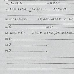 Eastern questionnaire, answ...