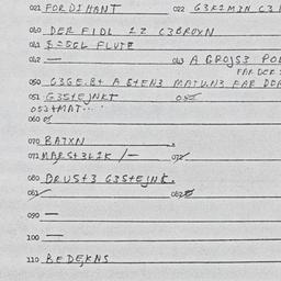 Eastern questionnaire, answ...