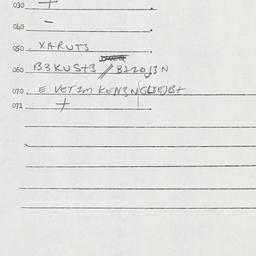 Eastern questionnaire, answ...