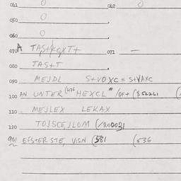 Eastern questionnaire, answ...