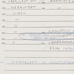 Eastern questionnaire, answ...