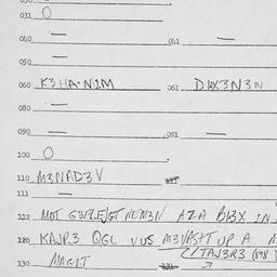 Eastern questionnaire, answ...