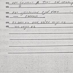 Eastern questionnaire, answ...