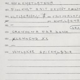 Eastern questionnaire, answ...