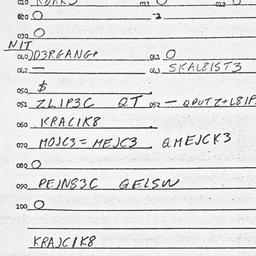 Eastern questionnaire, answ...