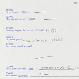 Western questionnaire, answ...