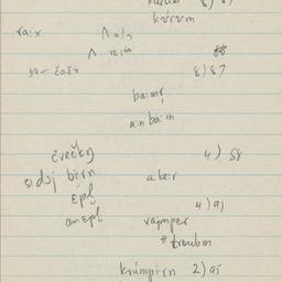 Eastern questionnaire, blue...