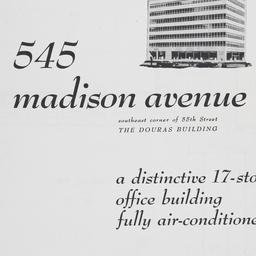 545 Madison Avenue, Plan Of...