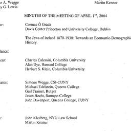 Minutes, 2004-04-01. Econom...
