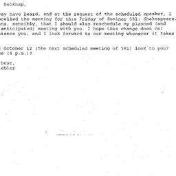 Correspondence, 2001-09-13....