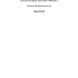 COVID-19 pandemic chronicle...