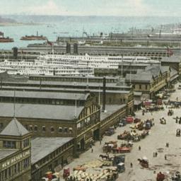 The Docks Along West Street...