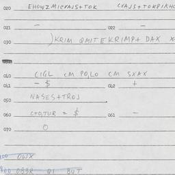 Eastern questionnaire, answ...